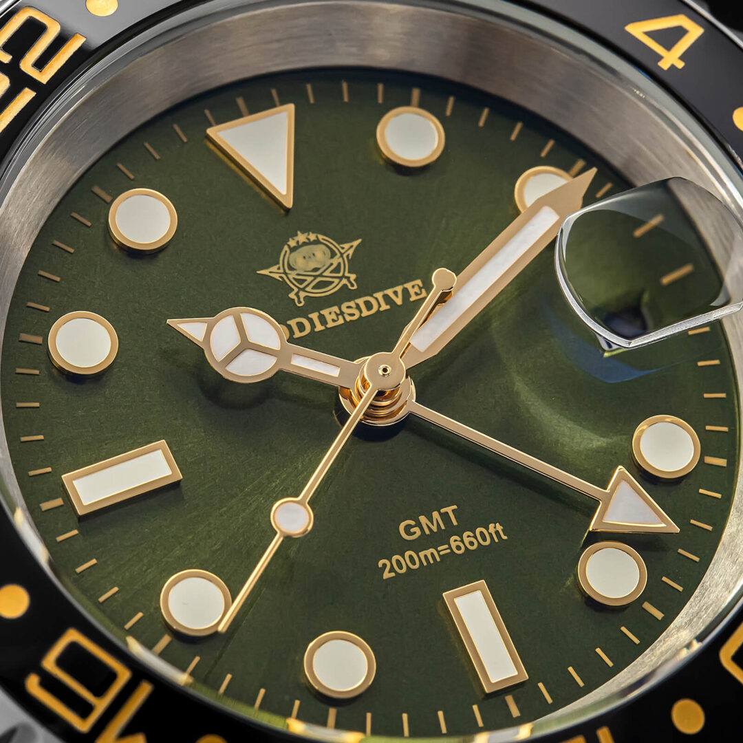 ADDIESDIVE Water Ghost Luxury Dive Watch GMT Quartz Watch AD2050-with Calendar - Image 29