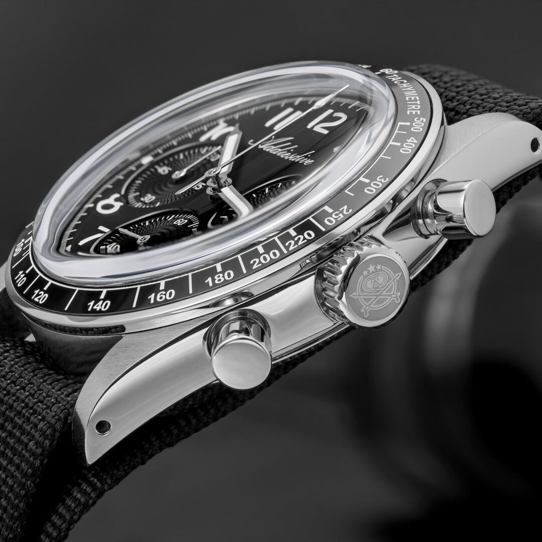 ADDIESDIVE 37mm VK63 Triple-Register Chronograph Watch AD2517 - Image 13