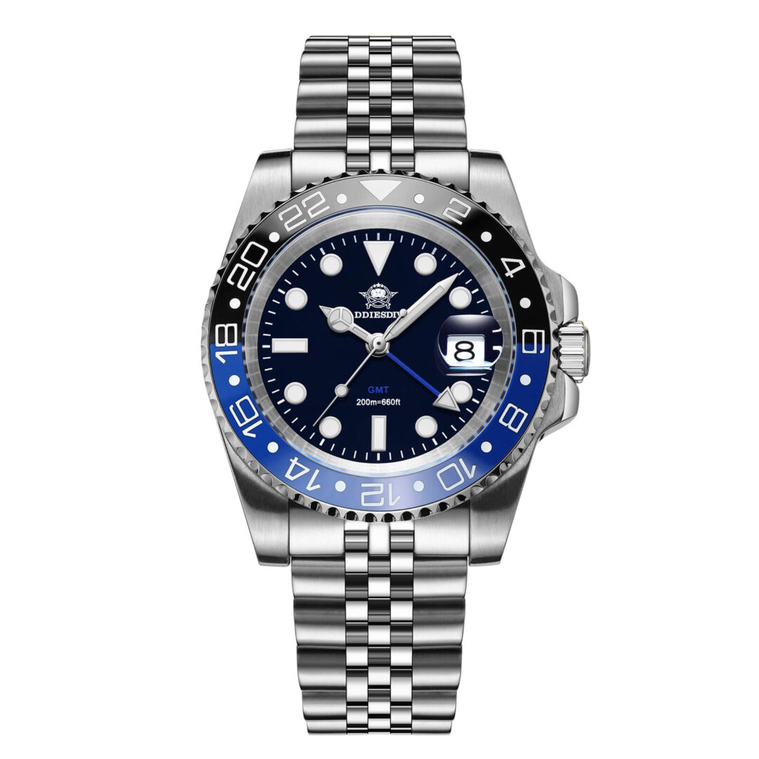 ADDIESDIVE Water Ghost Luxury Dive Watch GMT Quartz Watch AD2050-with Calendar - Image 19